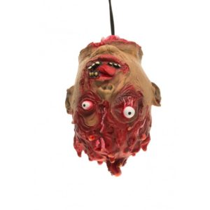 FETESETOCCASIONS-HALLOWEEN-DECORATIONDETABLE-TETE-LATEX-ENSANGLANTE