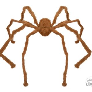 FETESETOCCASIONS-HALLOWEEN-INSECTES-ARAIGNEES-GEANTE-MARRON