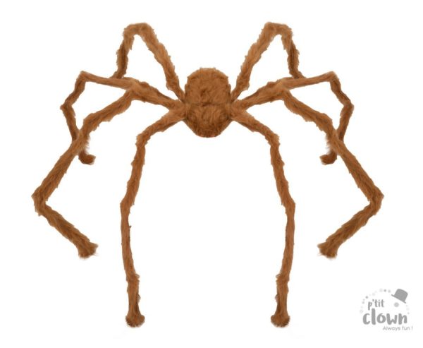 FETESETOCCASIONS-HALLOWEEN-INSECTES-ARAIGNEES-GEANTE-MARRON