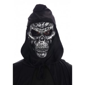 FETESETOCCASIONS-HALLOWEEN-MASQUES-TETEDEMORT-ARGENT-CAPUCHE