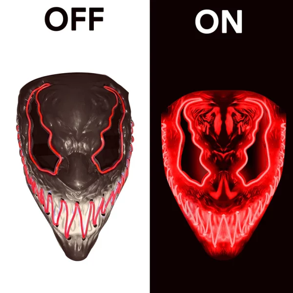 FETESETOCCASION-HALLOWEEN-MASQUES-LED-DEVIL-ROUGE