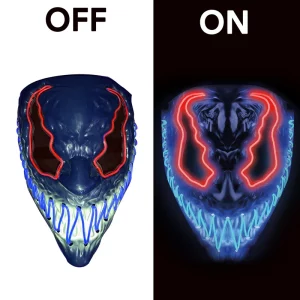 FETESETOCCASION-HALLOWEEN-MASQUES-LED-DEVIL-ROUGE-BLEU