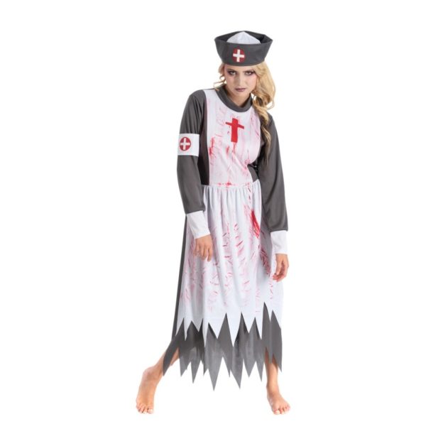 FETESETOCCASIONS-DEGUISEMENTADULTE-INFIRMIEREENSANGLANTEE-LONGUEROBE