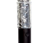 FETESETOCCASIONS-HALLOWEEN-ACCESSOIRESDEVAMPIRE-CANNE-POMMEAU-NOIRETARGENT