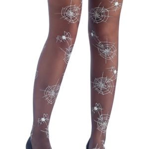 FETESETOCCASIONS-HALLOWEEN-BASETCOLLANTS-TOILEDARAIGNEE-NOIR-BLANC