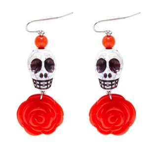 FETESETOCCASIONS-HALLOWEEN-BIJOUX-BOUCLESDOREILLES-CRANESBLANC