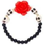 FETESETOCCASIONS-HALLOWEEN-BIJOUX-BRACELETS-ROSEROUGE