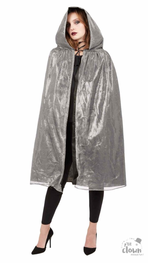 FETESETOCCASIONS-HALLOWEEN-CAPES-ADULTE-ARGENTEE