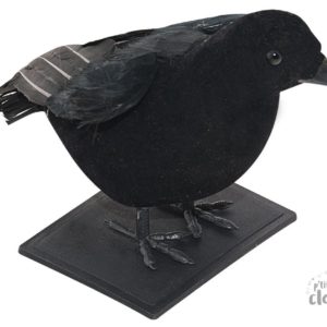 FETESETOCCASIONS-HALLOWEEN-DECODETABLE-CORBEAU-PLUMES-NOIR