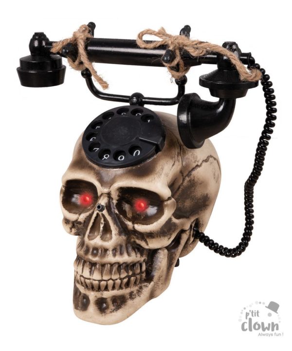 FETESETOCCASIONS-HALLOWEEN-DECODETABLE-TELEPHONE-TETEDEMORT