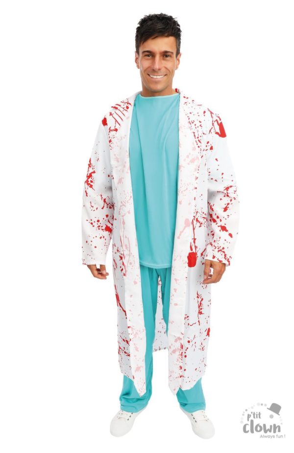 FETESETOCCASIONS-HALLOWEEN-DEGUISEMENTADULTE-CHIRURGIEN-ENSANGLANTEE