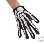 FETESETOCCASIONS-HALLOWEEN-GANTS-SQUELETTE-ADULTE-COURTS