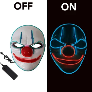FETESETOCCASIONS-HALLOWEEN-MASQUESPOURADULTE-LED-CLOWN