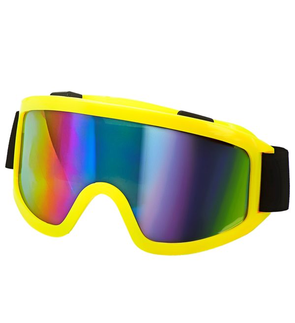 Lunettes de ski jaune fluo 100 FETE Le Shop