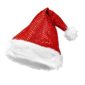 ARTICLES DE FETE-ACCESSOIRES NOEL-CHAPEAU DE NOEL-CHAPEAU DE NOEL A PAILLETTES-CHAPEAU PERE NOEL
