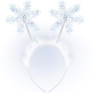 ARTICLES DE FETE-ACCESSOIRES NOEL-SERRE-TETE FLOCONS DE NEIGE-SERRE TETE NOEL