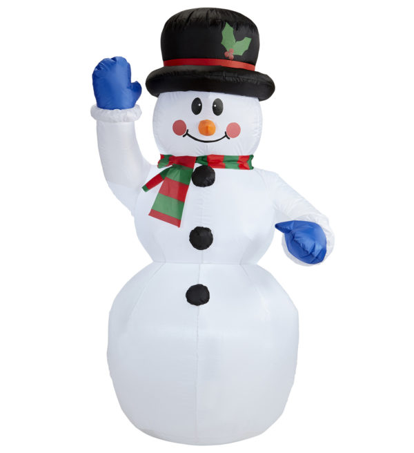 ARTICLES DE FETE-DECORATION DE NOEL-DECO DE NOEL-BONHOMME DE GONFLABLE-DECORATION BONHOMME DE NEIGE
