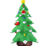 ARTICLES DE FETE-DECORATION DE NOEL-DECO DE NOEL-SAPIN DE NOEL GONFLABLE-DECORATION SAPIN DE NOEL