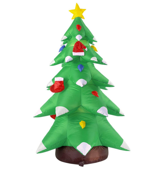ARTICLES DE FETE-DECORATION DE NOEL-DECO DE NOEL-SAPIN DE NOEL GONFLABLE-DECORATION SAPIN DE NOEL