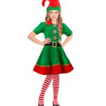 ARTICLES DE FETE-DEGUISEMENT-DEGUISEMENT NOEL-DEGUISEMENT ENFANT-DEGUISEMENT LUTIN FILLE