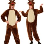ARTICLES DE FETE-DEGUISEMENT-DEGUISEMENT PELUCHE-DEGUISEMENT RENNE-DEGUISEMENT RENNE ADULTE