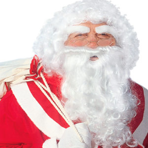 ARTICLES DE FETE-PERE NOEL-ACCESSOIRES NOEL-PERRUQUE PERE NOEL