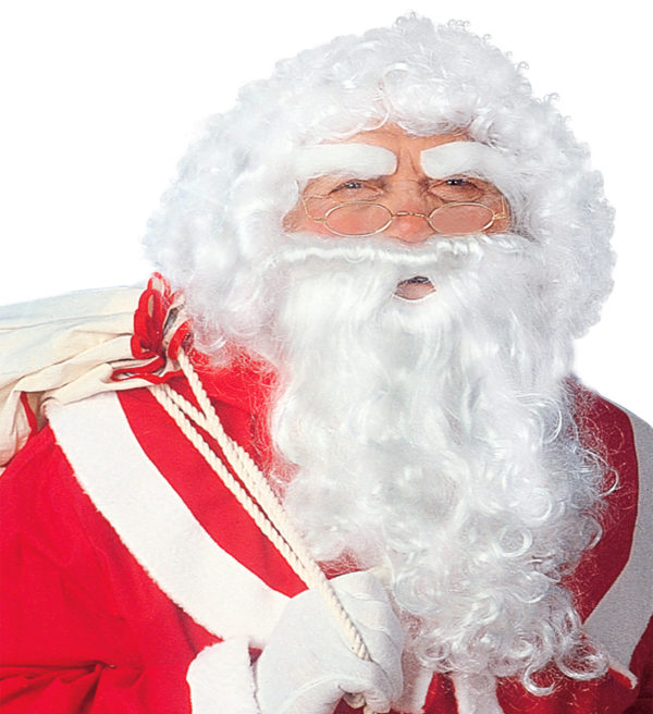 ARTICLES DE FETE-PERE NOEL-ACCESSOIRES NOEL-PERRUQUE PERE NOEL