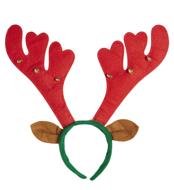 ARTICLES DE FETE-SERRE TETE RENNE-SERRE TETE NOEL-ACCESSOIRES NOEL-SERRE TETE RENNE LUTIN