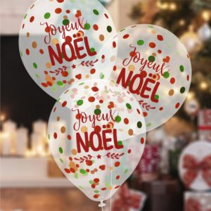 FETESETOCCASIONS-NOEL-BALLONSLATEX-JOYEUXNOEL-CONFETTIS