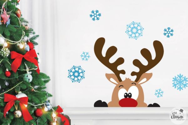 FETESETOCCASIONS-NOEL-DECORATION-STICKER-RENNE