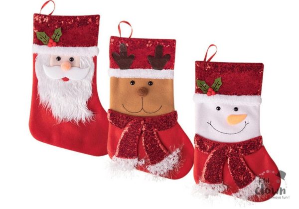 FETESETOCCASIONS-NOEL-DECORATIONDENOEL-CHAUSSETTES-MODELESALEATOIRES-37CM