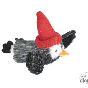 FETESETOCCASIONS-NOEL-DECORATIONDENOEL-PINGOUIN-11CM