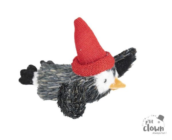 FETESETOCCASIONS-NOEL-DECORATIONDENOEL-PINGOUIN-11CM