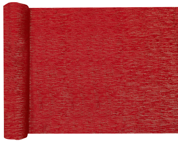 FETESETOCCASIONS-NOEL-DECORATIONDETABLE-CHEMINDETABLE-SCINTILLANT-ROUGE