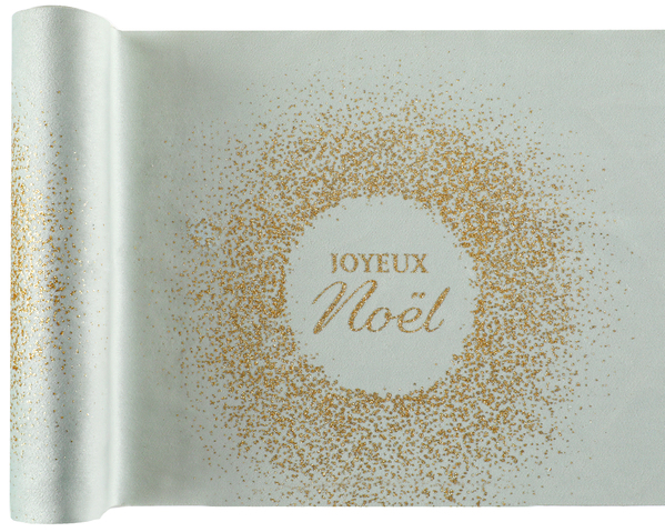 FETESETOCCASIONS-NOEL-DECORATIONDETABLE-CHEMINDETABLE-SCINTILLANT