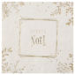 FETESETOCCASIONS-NOEL-DECORATIONDETABLE-SERVIETTES-FEUILLESDHIVER-IVOIRE