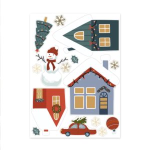 FETESETOCCASIONS-NOEL-DECORATIONNOEL-STICKERS-VITRE-PERENOEL