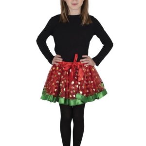 FETESETOCCASIONS-NOEL-DEGUISEMENTNOEL-TUTU-ROUGE-PAILLETTES-TAILLEUNIQUE