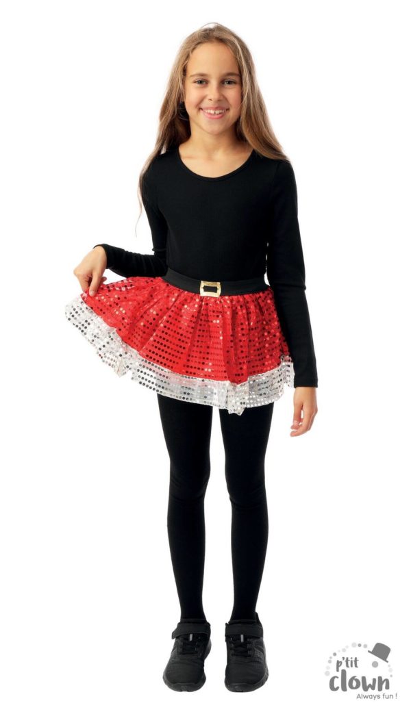 FETESETOCCASIONS-NOEL-DEGUISEMENTNOEL-TUTU-ROUGE-TAILLEUNIQUE