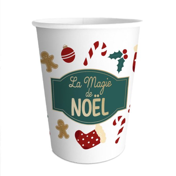 FETESETOCCASIONS-NOEL-VAISSELLES-GOBELETS-LAMAGIEDENOEL