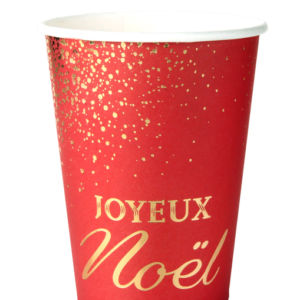 FETESETOCCASIONS-NOEL-VAISSELLES-GOBELETS-ROUGE-JOYEUXNOEL