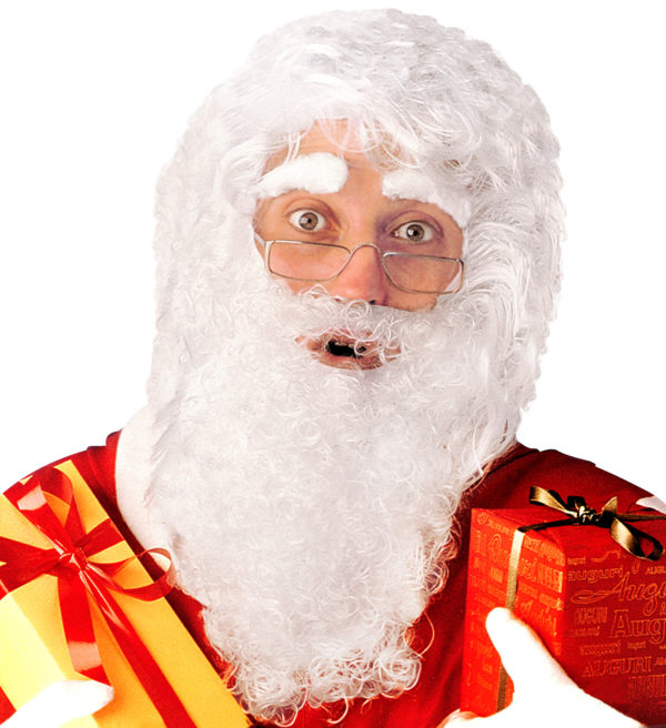 aRTICLES DE FETE-NOEL-ACCESSOIRES NOEL-PERE NOEL-PERRQUE PERE NOEL