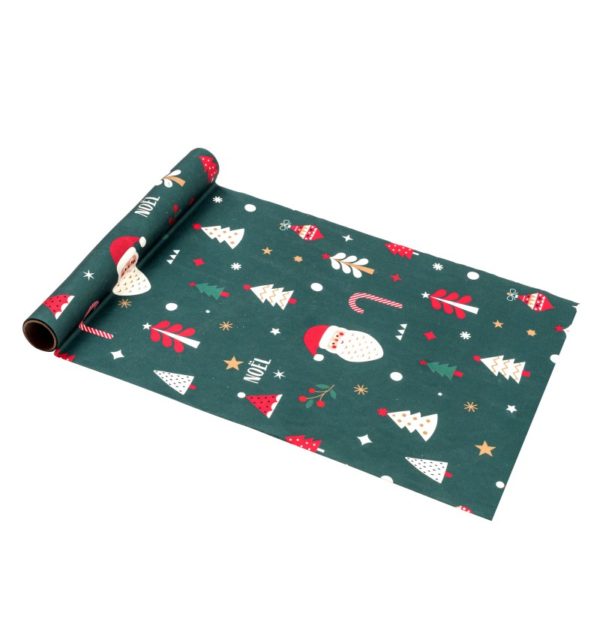 chemin-de-table-tissu-pere-noel-28cm-x-3m