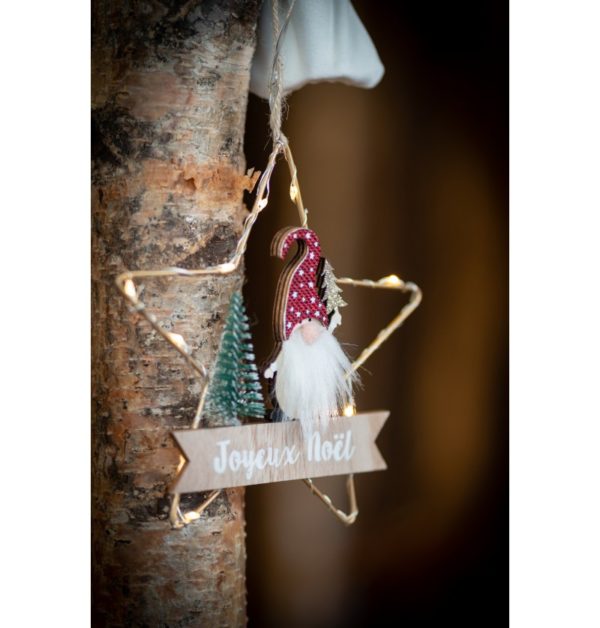 centre-de-table-bois-noel-gnome-8-leds-sur-tronc-bois-neige-24cm