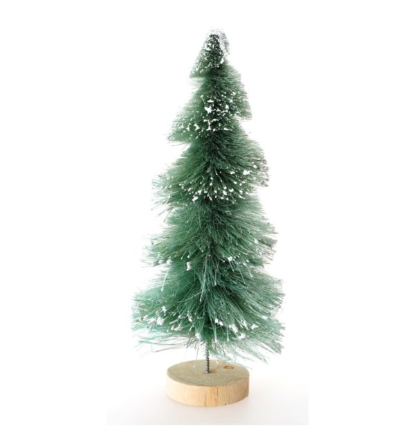 sapin-twist-vert-enneige-sur-socle-bois-dia-11cm-x-25cm