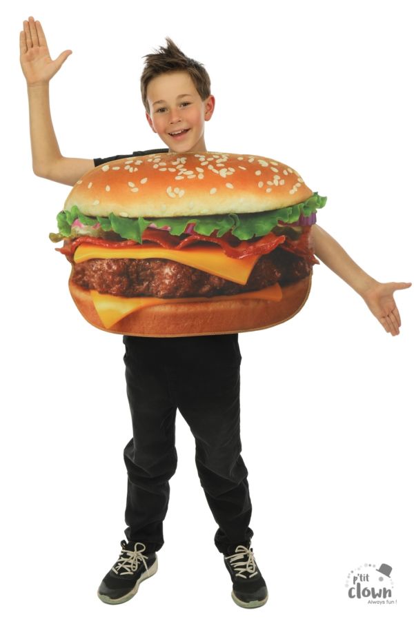DEGUISEMENT-ENFANT-BURGER-TAILLEUNIQUE