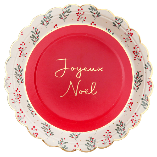 FETESETOCCASIONS-NOEL-DECORATIONDETABLE-ASSIETTES-HOUXDENOEL