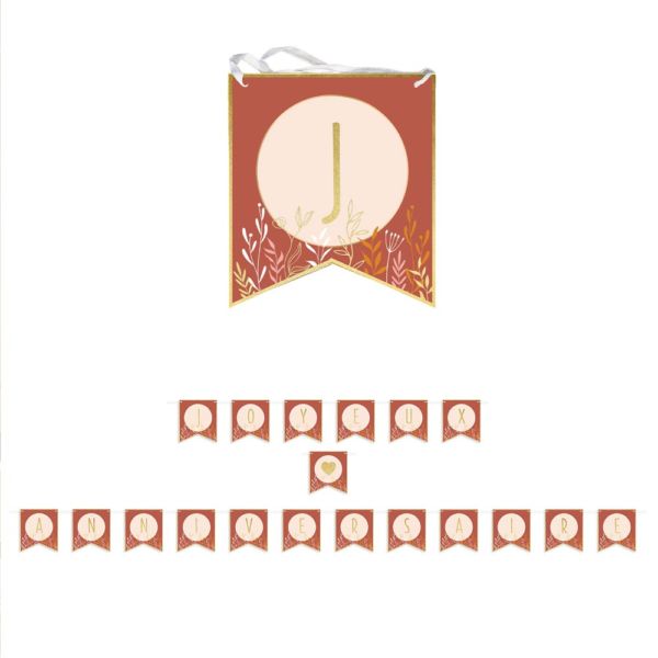 ANNIVERSAIREADULTE-THEMESCOULEURS-TERRACOTTA-FANIONS-GUIRLANDES