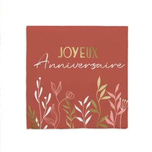 ANNIVERSAIREADULTE-TERRACOTTA-DECORATIONDETABLE-SERVIETTES