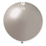 BALLONS-BALLONSLATEX-BALLONSXXL-80CM-ARGENTMETALLISE